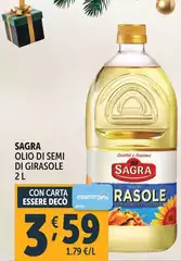 Sagra - Olio Di Semi Di Girasole Sagra - Olio Di Semi Di Girasole