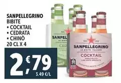 San Pellegrino - Bibite Cocktail/ Cedrata/ Chino San Pellegrino - Bibite Cocktail/ Cedrata/ Chino