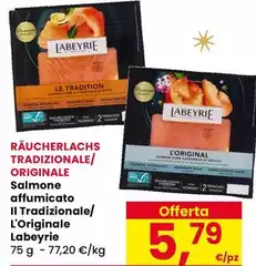 Labeyrie - Salmone Affumicato Il Tradizionale/ L'originale Labeyrie - Salmone Affumicato Il Tradizionale/ L'originale