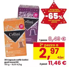 Cellini - 30 Capsule Caffè Cellini - 30 Capsule Caffè