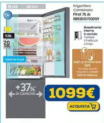 Samsung -  Frigorifero Combinato F1rst 75 Al RB53DG703DS9 