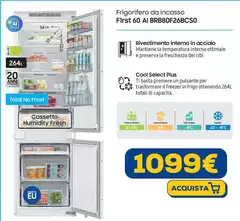 Samsung - Frigorifero Da Incasso F1rst 60 AI BRB80F26BCS0