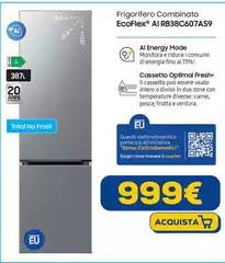 Samsung - Frigorifero Combinato EcoFlex Al RB38C607AS9