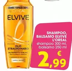L'Oreal - Shampoo, Balsamo Elvive