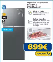 Samsung - Frigorifero Doppia Porta EcoFlex Al RT38CG6624S9