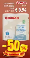 Conad - Carta Igienica Ultramorbida Conad - Carta Igienica Ultramorbida
