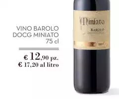 Miniato - Vino Barolo DOCG Miniato - Vino Barolo DOCG