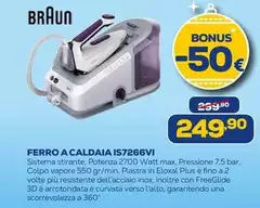 Braun - Ferro A Caldaia IS7266VI Braun - Ferro A Caldaia IS7266VI
