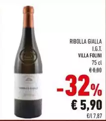 Villa - Ribolla Gialla I.G.T. Villa - Ribolla Gialla I.G.T.