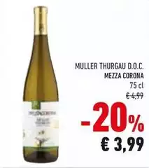 Mezzacorona - Muller Thurgau D.O.C. Mezzacorona - Muller Thurgau D.O.C.