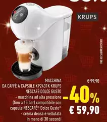 Krups - Macchina Da Caffè A Capsule KP2431K