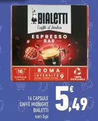 Bialetti - 16 Capsule Caffè Midnight Bialetti - 16 Capsule Caffè Midnight