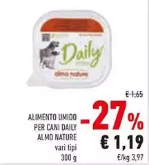 Almo Nature - Alimento Umido Per Cani Daily Almo Nature - Alimento Umido Per Cani Daily