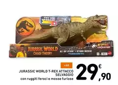 Epic Games - Jurassic World T-rex Attacco Selvaggio Epic Games - Jurassic World T-rex Attacco Selvaggio