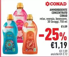 Conad - Ammorbidente Concentrato Conad - Ammorbidente Concentrato