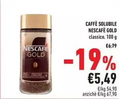Nescafé - Caffè Solubile Gold Nescafé - Caffè Solubile Gold
