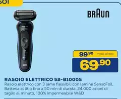 Braun - Rasoio Elettrico 52-B1000S Braun - Rasoio Elettrico 52-B1000S