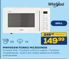 Whirlpool - MWP254W Forno Microonde