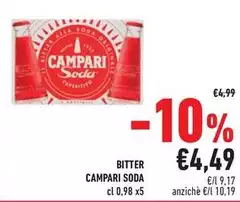 Campari - Bitter Soda Campari - Bitter Soda