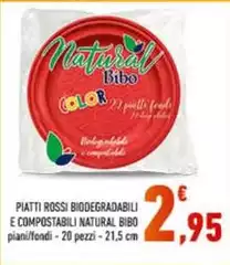 Naturale bio - Piatti Rossi Biodegradabili E Compostabili Naturale bio - Piatti Rossi Biodegradabili E Compostabili