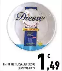 Diesse - Piatti Riutilizzabili Diesse - Piatti Riutilizzabili