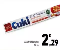 Cuki - Alluminio Cuki - Alluminio