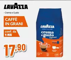 Lavazza - Crema E Gusto Caffè In Grani Conf. Da 1 Kg Lavazza - Crema E Gusto Caffè In Grani Conf. Da 1 Kg