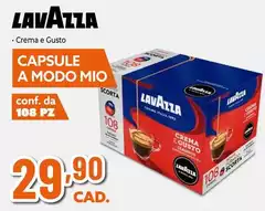 Lavazza - Crema E Gusto Capsule A Modo Mio Conf. Da 108 Pz Lavazza - Crema E Gusto Capsule A Modo Mio Conf. Da 108 Pz