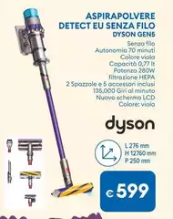 Dyson - Aspirapolvere Detect Eu Senza Filo Gen5 Dyson - Aspirapolvere Detect Eu Senza Filo Gen5