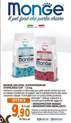 Monge - Natural Superpremium Sterilised Cat Monge - Natural Superpremium Sterilised Cat