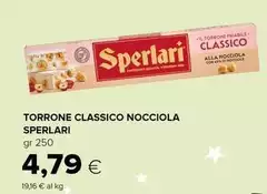 Sperlari - Torrone Classico Nocciola Sperlari - Torrone Classico Nocciola