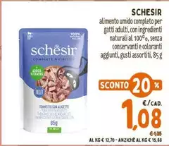 Schesir - Alimento Umido Completo Per Gatti Schesir - Alimento Umido Completo Per Gatti
