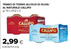 Callipo - Tranci Di Tonno All'olio Di Oliva/ Al Naturale Callipo - Tranci Di Tonno All'olio Di Oliva/ Al Naturale