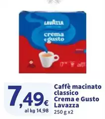Lavazza - Caffè Macinato Classico Crema E Gusto Lavazza - Caffè Macinato Classico Crema E Gusto