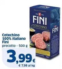 Fini - Cotechino 100% Italiano Fini - Cotechino 100% Italiano