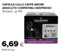 Lollo caffè - Capsule Lollo Caffè Amore Assoluto Compatibili Nespresso Lollo caffè - Capsule Lollo Caffè Amore Assoluto Compatibili Nespresso