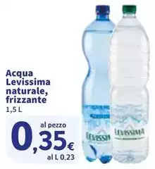 Levissima - Acqua Naturale, Frizzante Levissima - Acqua Naturale, Frizzante