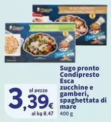 Pronto - Sugo Condipresto Zucchine E Gamberi, Spaghettata Di Mare Pronto - Sugo Condipresto Zucchine E Gamberi, Spaghettata Di Mare