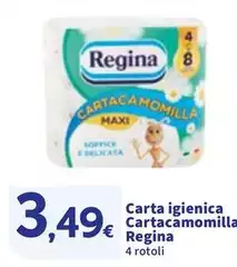 Regina - Carta Igienica Cartacamomilla Regina - Carta Igienica Cartacamomilla