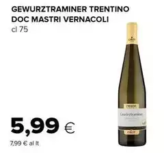 Mastri vernacoli - Gewurztraminer Trentino DOC Mastri vernacoli - Gewurztraminer Trentino DOC