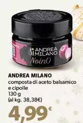 Andrea Milano - Composta Di Aceto Balsamico E Cipolle Andrea Milano - Composta Di Aceto Balsamico E Cipolle