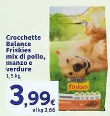 Purina - Crocchette Balance Friskies Mix Di Pollo, Manzo E Verdure Purina - Crocchette Balance Friskies Mix Di Pollo, Manzo E Verdure