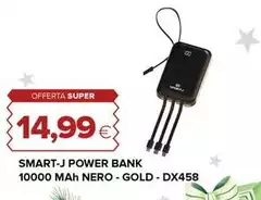 Smart-J - Smart-j Power Bank 10000 Mah Nero - Gold Smart-J - Smart-j Power Bank 10000 Mah Nero - Gold
