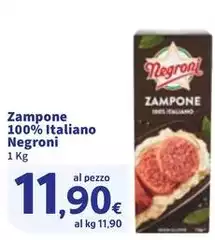 Negroni - Zampone 100% Italiano Negroni - Zampone 100% Italiano