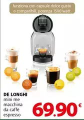De Longhi - Mini Me Macchina Da Caffè Espresso De Longhi - Mini Me Macchina Da Caffè Espresso