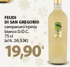 Feudi di san gregorio - Campanaro Irpinia Bianco D.O.C. Feudi di san gregorio - Campanaro Irpinia Bianco D.O.C.