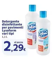 Lysoform - Detergente Disinfettante Per Pavimenti Lysoform - Detergente Disinfettante Per Pavimenti