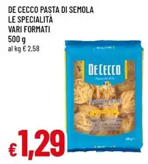 De Cecco - Pasta Di Semola Le Specialità