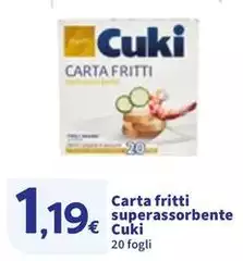 Cuki - Carta Fritti Superassorbente Cuki - Carta Fritti Superassorbente