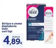 Veet - Strisce E Creme Depilatorie Veet - Strisce E Creme Depilatorie